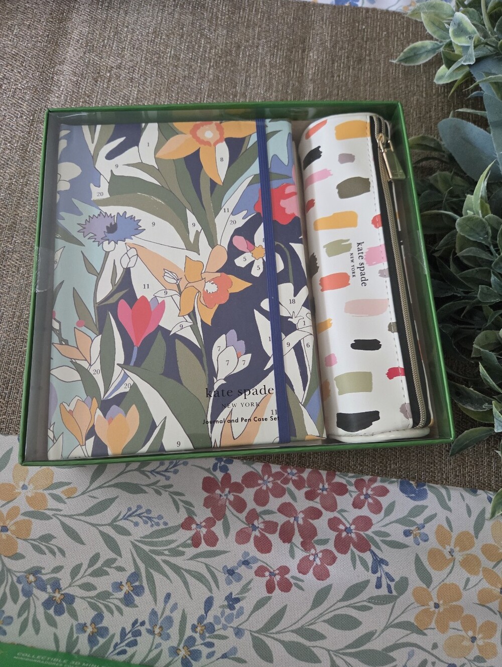 kate spade Green Journal & Pen Case Set